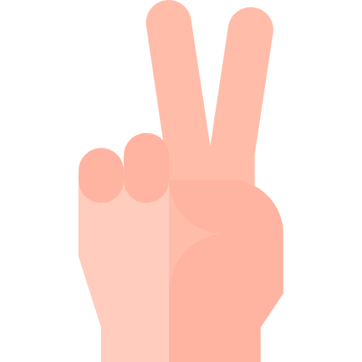 Victory winner peace hands and gestures icon Victory winner peace hands and gestures icon