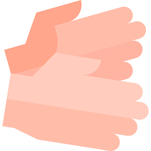 Clap gesture hand entertainment icon Clap gesture hand entertainment icon