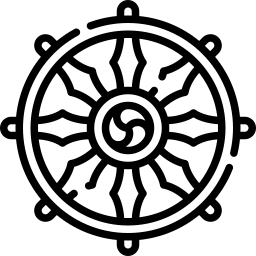 Dharma mudra energy chakra icon