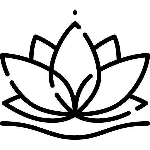 Lotus garden flower chakra icon