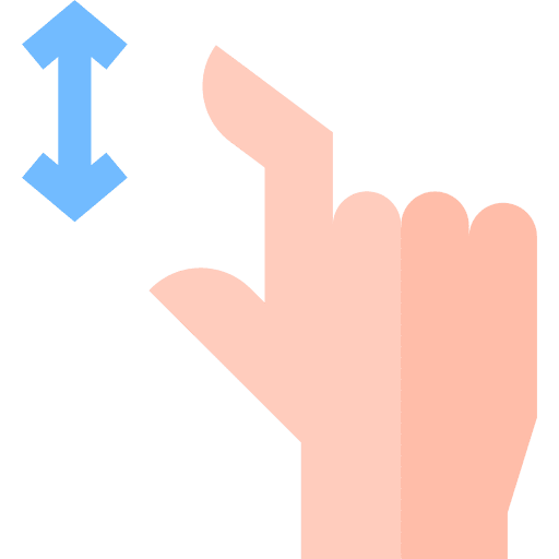 Pinch direction pinch zoom out icon Pinch direction pinch zoom out icon