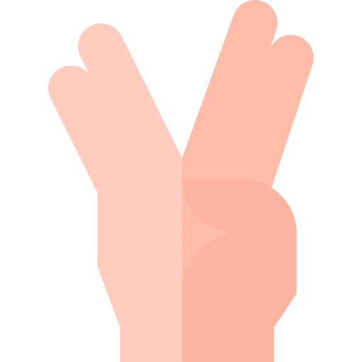 Vulcan salute hands and gestures hand icon Vulcan salute hands and gestures hand icon