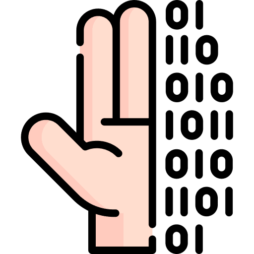 Digitalization interactive digital touch screen icon