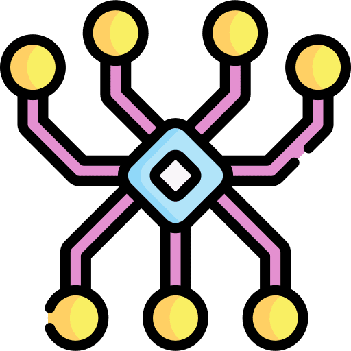 Digital digital computing digital transformation icon Digital digital computing digital transformation icon