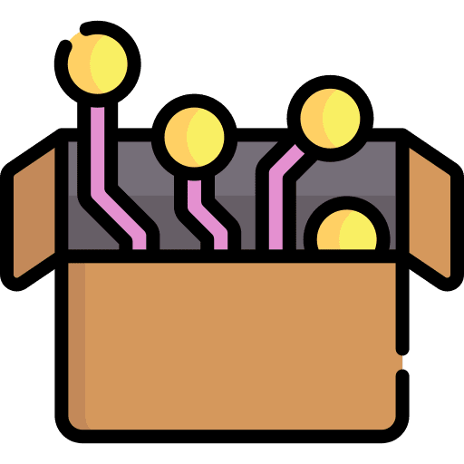 Inbox connection digital transformation digital icon