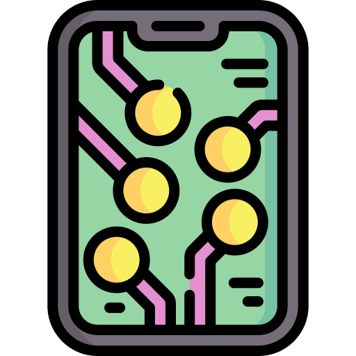 Smartphone networking mobile phone connect icon Smartphone networking mobile phone connect icon