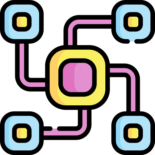 Technology connection internet computing icon