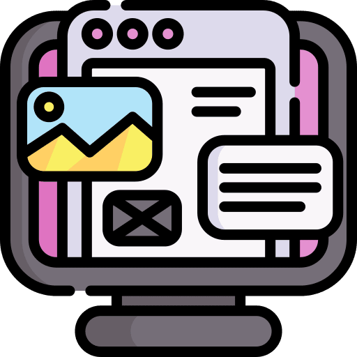 Web design web computer seo and web icon