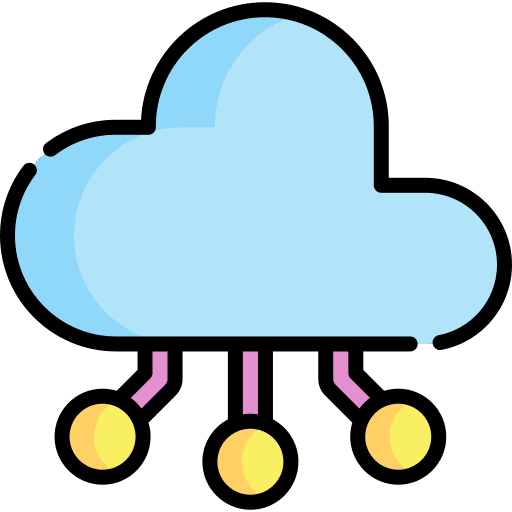 Cloud deploy cloud computing hosting icon Cloud deploy cloud computing hosting icon