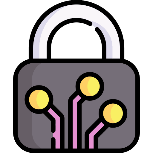 Padlock ui safety secured network icon Padlock ui safety secured network icon
