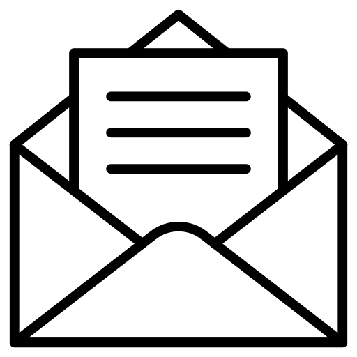 Mail email envelope communications icon