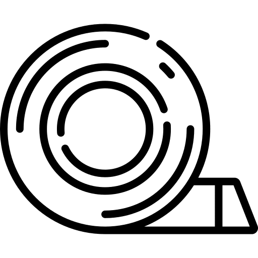 Insulating tape transmission electricity insulator icon