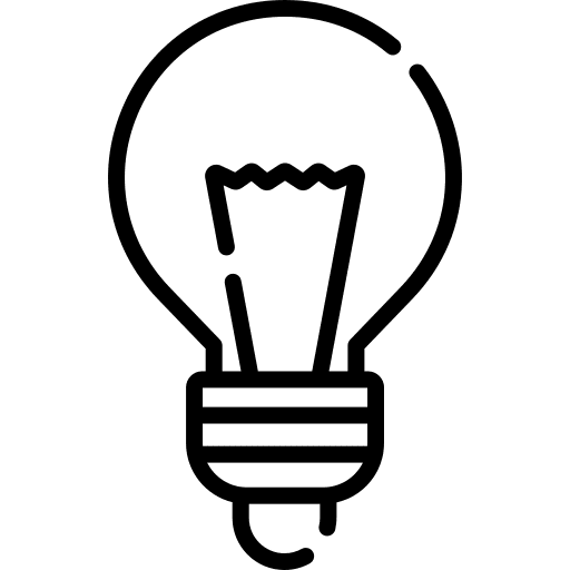 Light bulb light bulb technology electricity icon