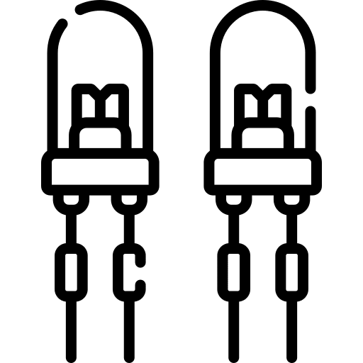 Diode semiconductor construction and tools electrical component icon Diode semiconductor construction and tools electrical component icon