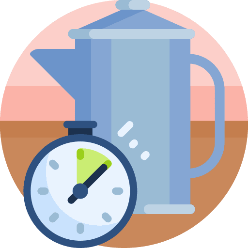 Brewing food and restaurant tea pot cup icon