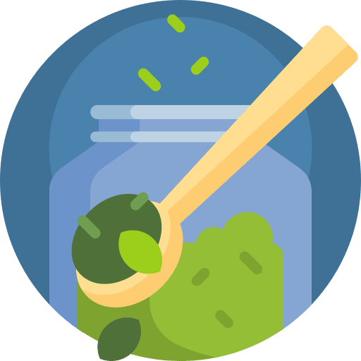 Tea leaf healthy tea spoon icon