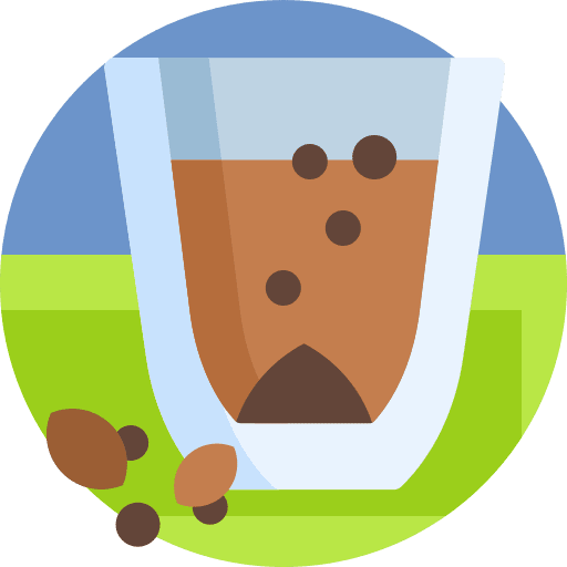 Black tea food and restaurant tea bag black tea icon