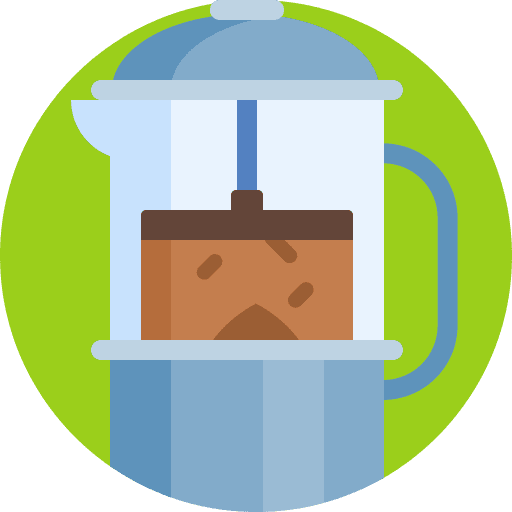 French press maker french press press icon