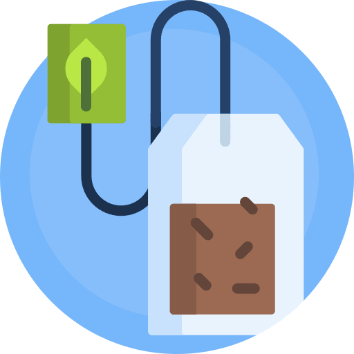 Tea bag food tea bag hot drink icon