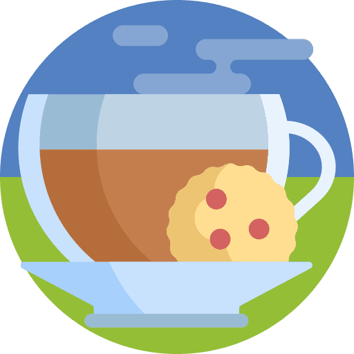 Tea hot drink tea cup mug icon