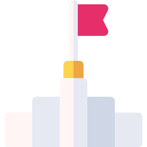 Goal success growth progression icon Goal success growth progression icon