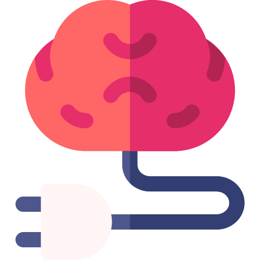 Mind brain recharge energy icon Mind brain recharge energy icon
