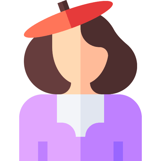 Woman french avatar woman icon Woman french avatar woman icon