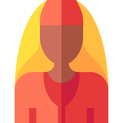 Woman woman profile blonde icon Woman woman profile blonde icon