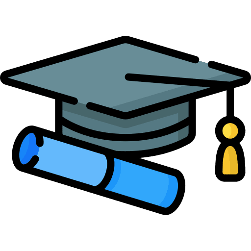 Education university college certificate icon
