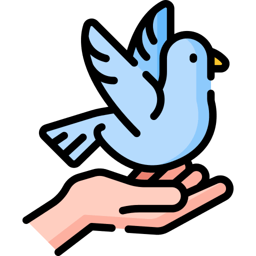 Freedom animals fly pigeon icon