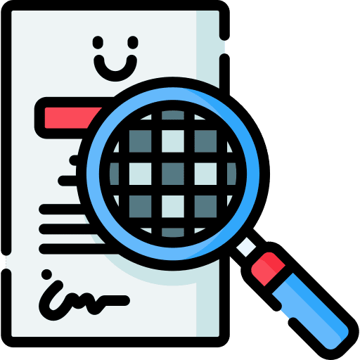 Transparency transparency search analysis icon