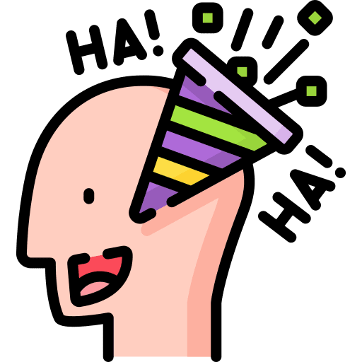 Fun user party popper entertainment icon