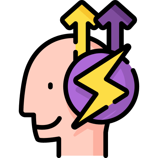Motivation expectation hard work user icon