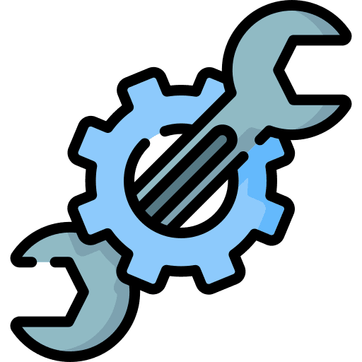 Service wrench fix repair icon