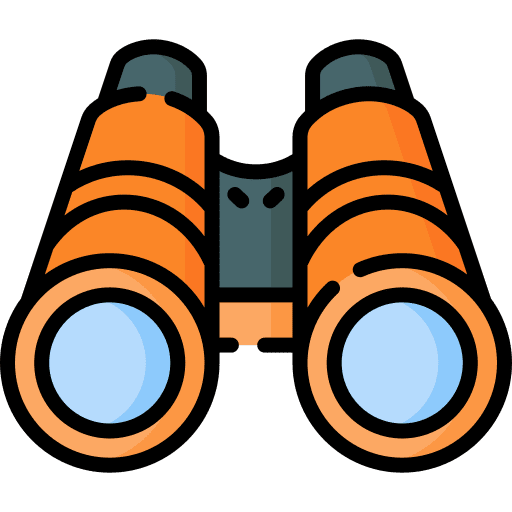Vision sight tool binoculars icon