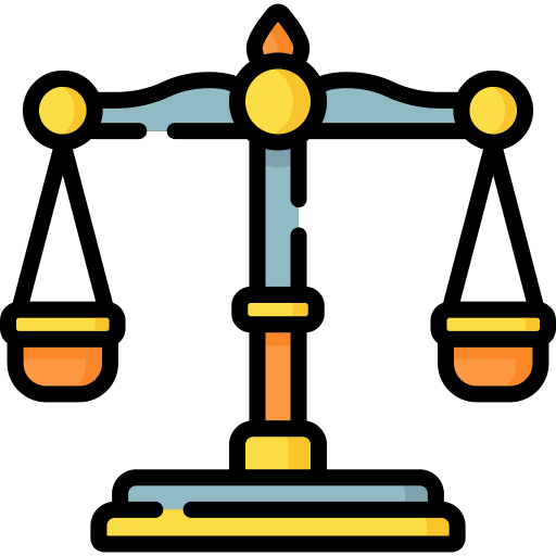 Justice integrity balance justice icon