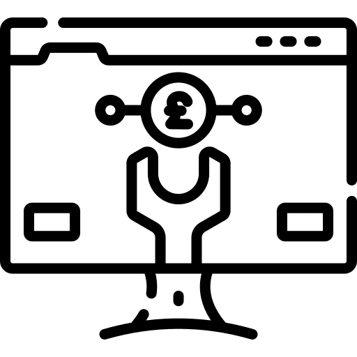 Development digital economy online development icon Development digital economy online development icon