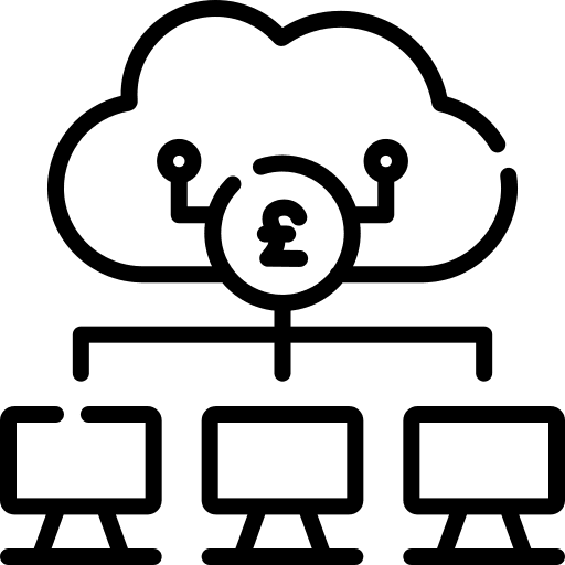Big data connection big data cloud icon Big data connection big data cloud icon