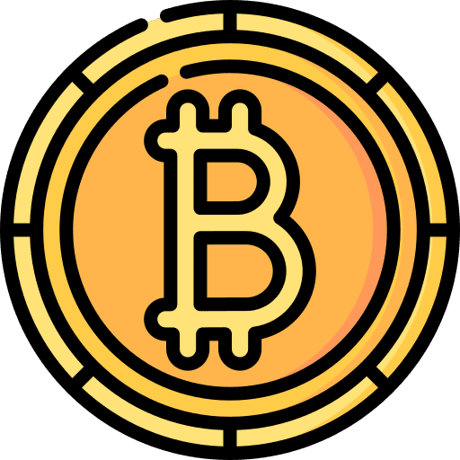 Bitcoin payment cash cryptocurrency icon