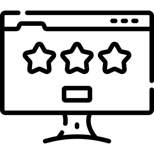 Rating rating customer satisfaction star icon Rating rating customer satisfaction star icon