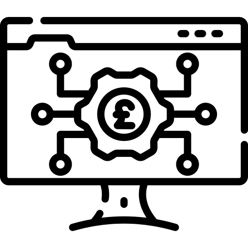 Settings network digital economy settings icon Settings network digital economy settings icon
