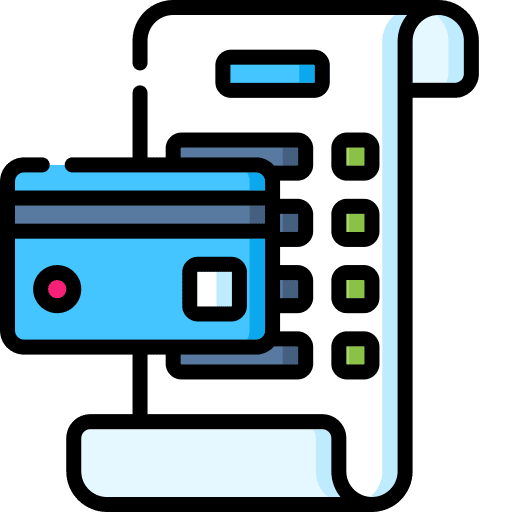 Bill debit card pay card payment icon Bill debit card pay card payment icon