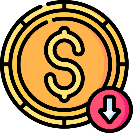 Dollar business and finance cash currency icon Dollar business and finance cash currency icon