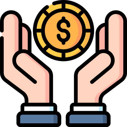 Investment dollar investment gesture icon Investment dollar investment gesture icon