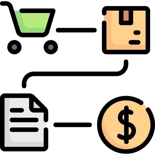 Management file parcel procurement icon