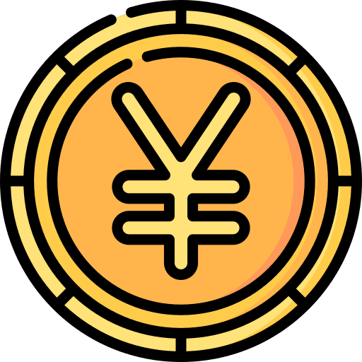 Yen yen cash money icon Yen yen cash money icon