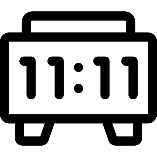 Alarm clock device alarm clock time and date icon Alarm clock device alarm clock time and date icon