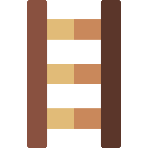 Ladder carpentry stairs step ladder icon Ladder carpentry stairs step ladder icon