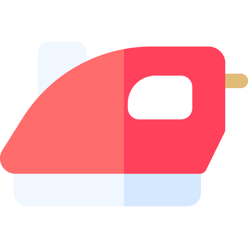 Iron ironing furniture and household laundry icon Iron ironing furniture and household laundry icon