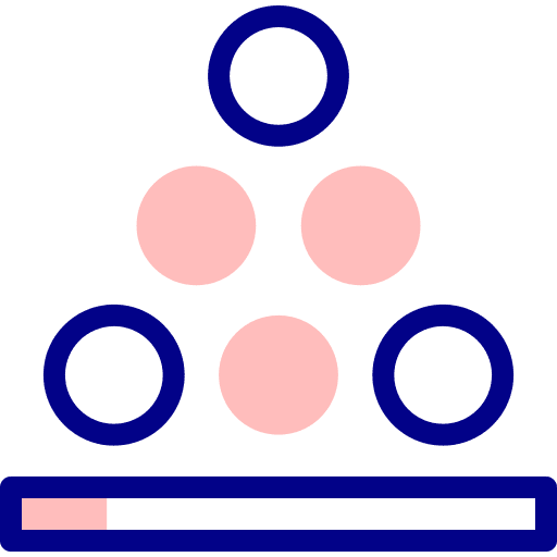 Pool ball triangle pool table sports and competition icon Pool ball triangle pool table sports and competition icon